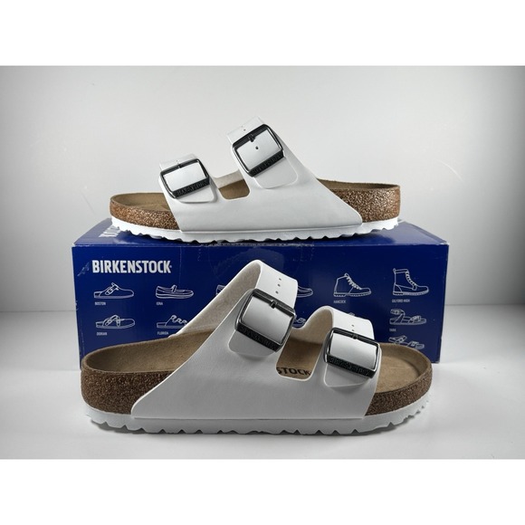 Birkenstock Arizona BS White Size 10 Women's / 41 Narrow Fit 0552683